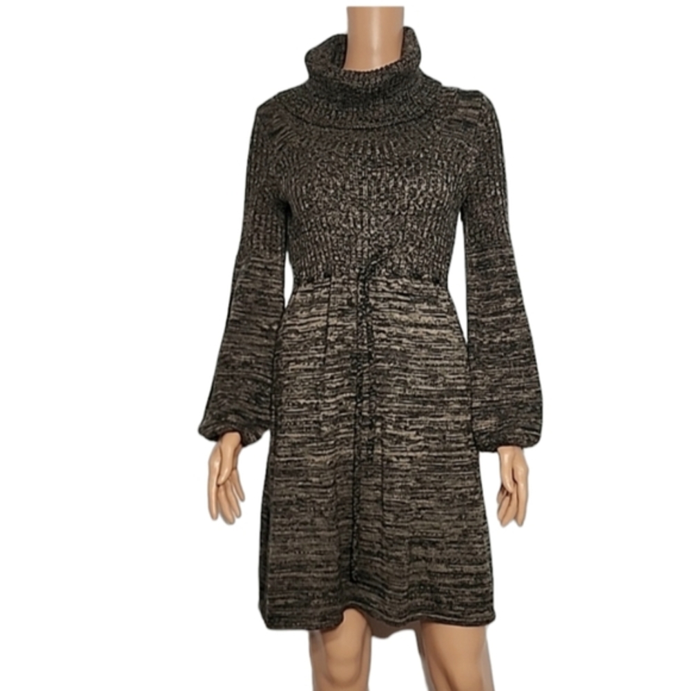 MARVIN RICHARDS Womens Green/Black Sweater Dress Size Medium‎ M